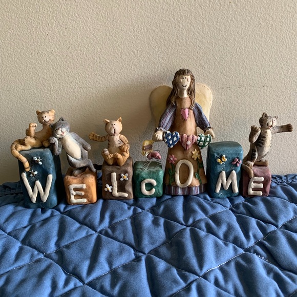 LAST CALL - Clay ‘Welcome’ Pieces - Picture 1 of 4